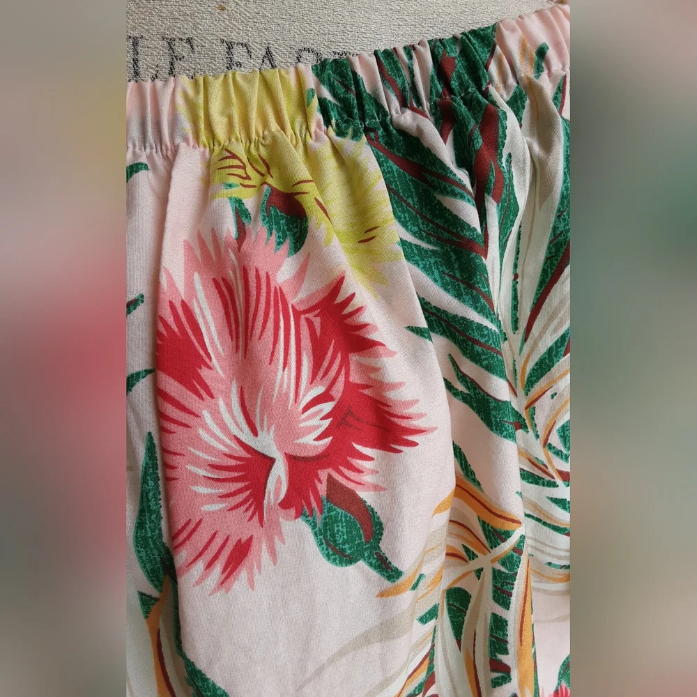 ASOS Floral Tropical Print 100% Cotton Mini Dress/Tunic.